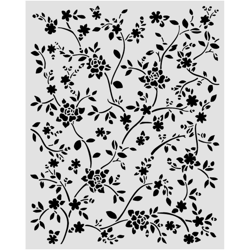 Stamperia - Mix Media Stencil - 20 X 25 All Around ramage