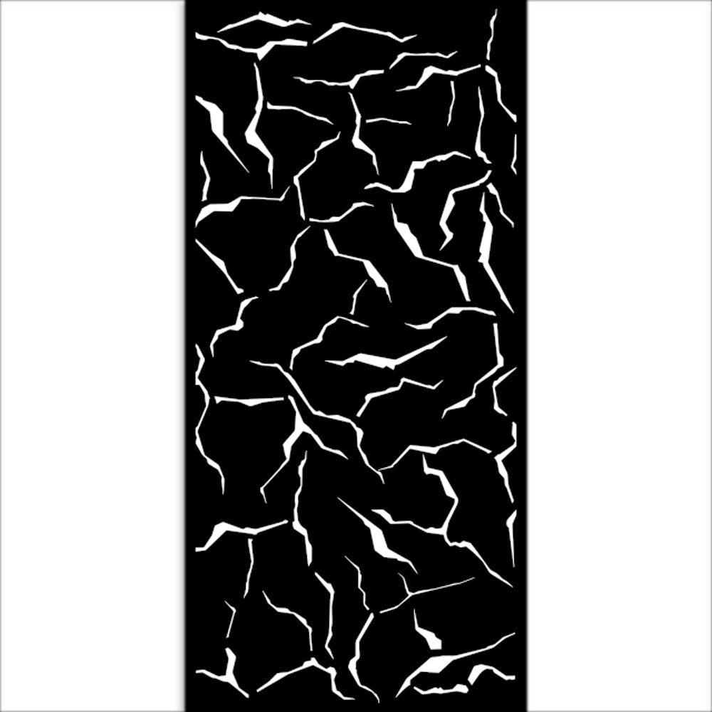 Stamperia- Thick Stencil 12 X 25cm- Golden Harmony crackle