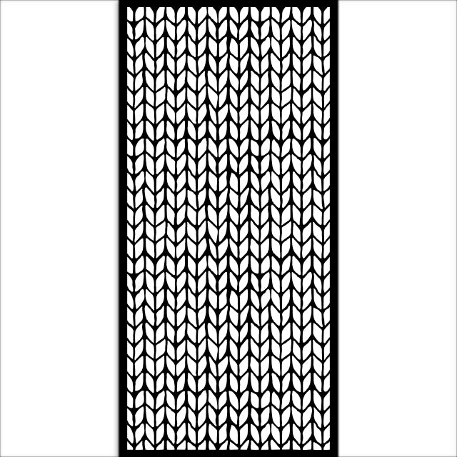 Stamperia- Thick Stencil 12 X 25cm- Whispering Woods knitting pattern