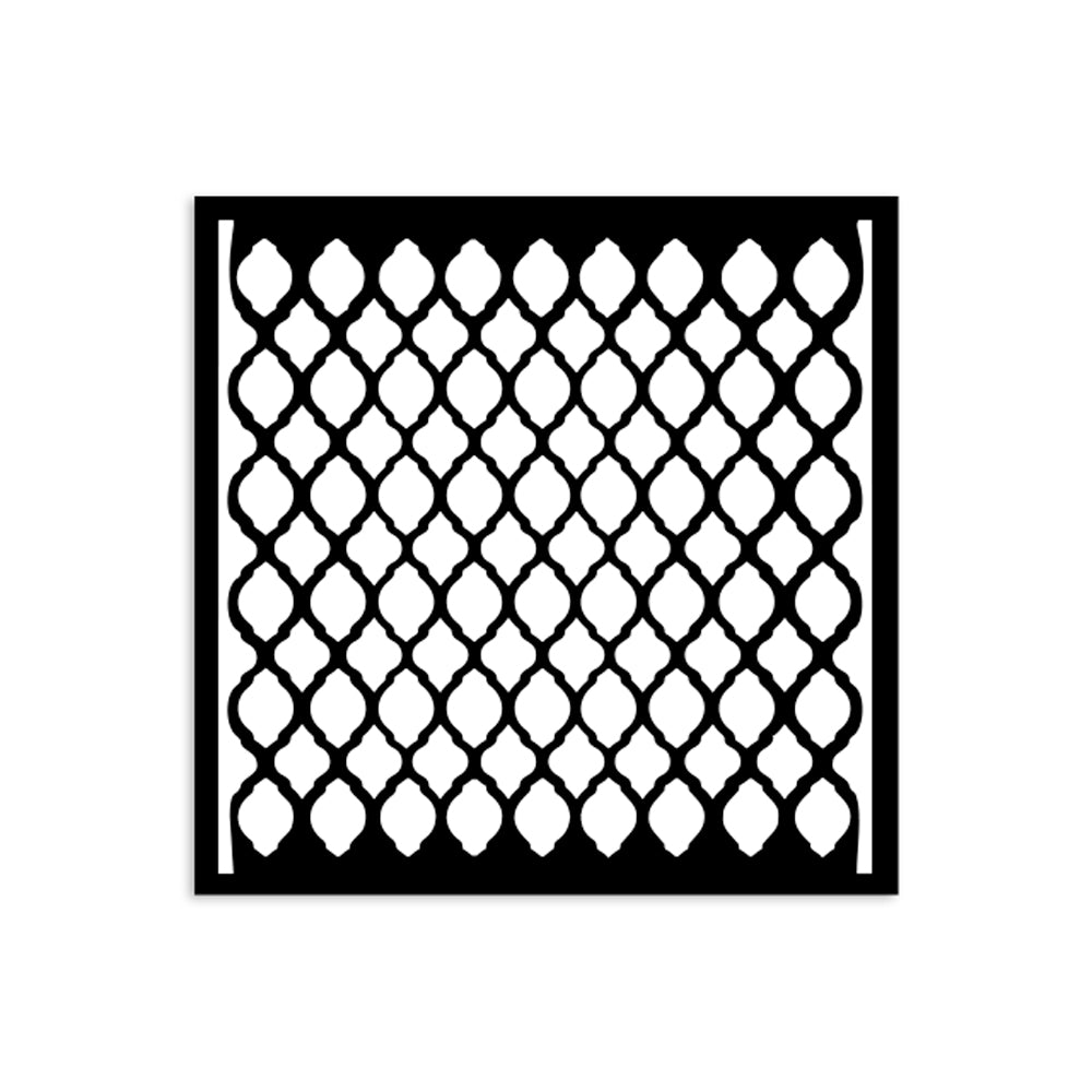 Stamperia- Thick Stencil 12 X 12cm- Timeless Net Texture