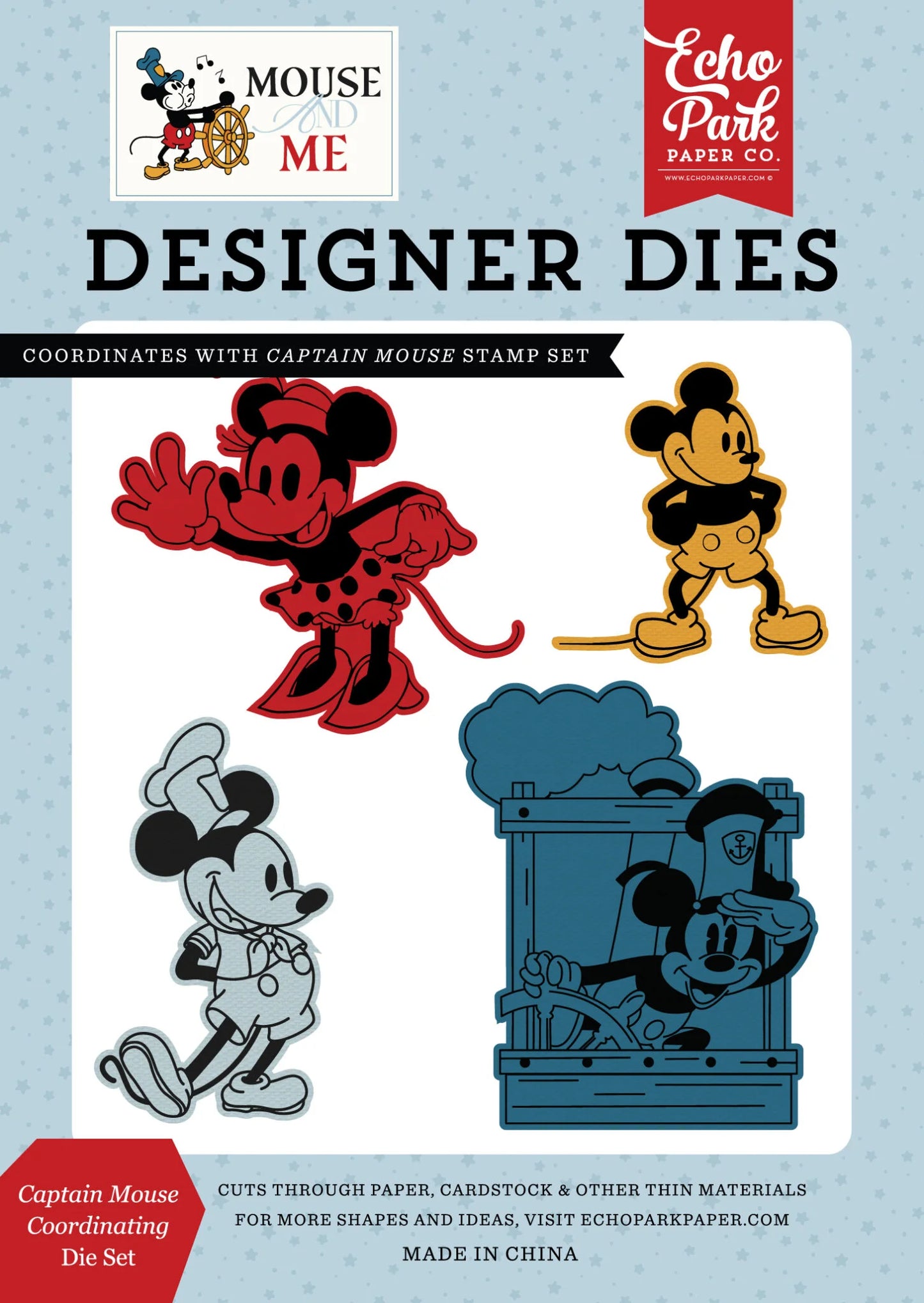 Mouse and Me - Captain Mouse Coordinating die set