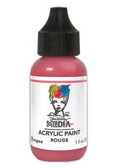 Dina Wakley - Acrylic Paint - Rouge