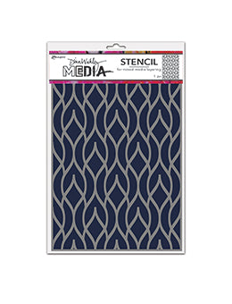 Dina Wakley - Stencil - Pointy Fence