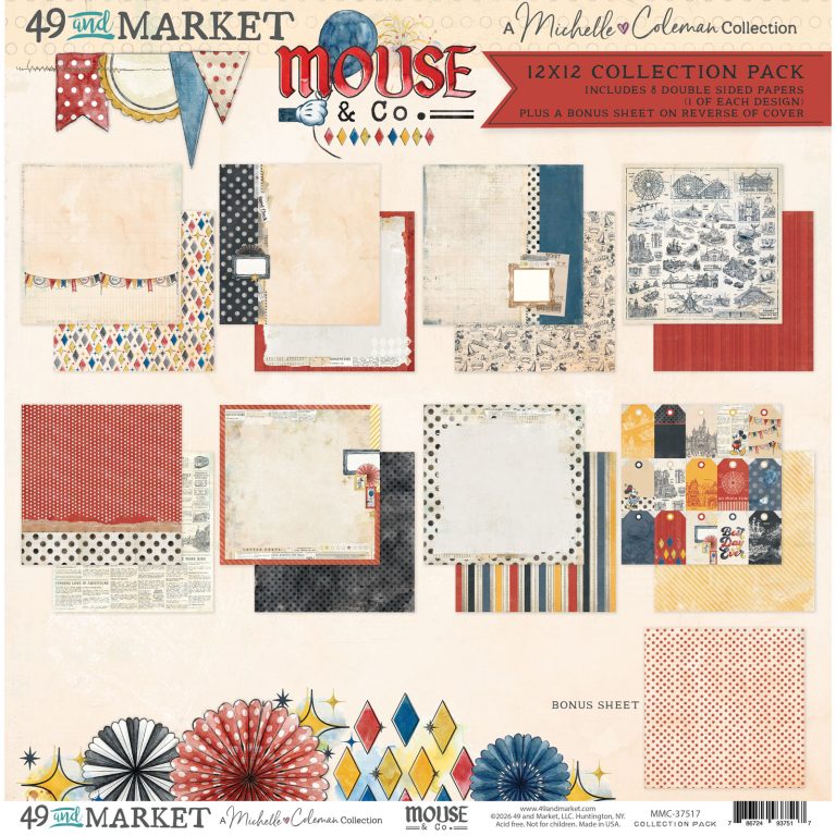 49 and Market - 12 x 12 paper pack - Mouse & Co