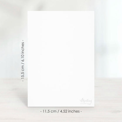 Mintay Basic - Greeting Card Base - 11,5 x 15,5cm / 4,52 x 6,10" - Kraft
