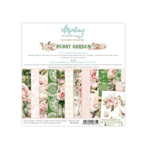 Mintay - 6 X 6 Paper Pad - Peony Garden
