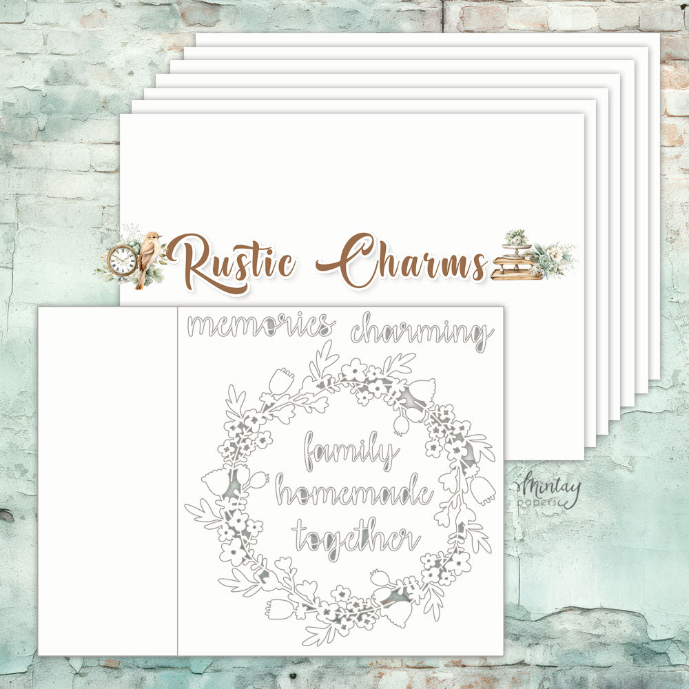 Mintay - 6 x 8 Album Base 8 pcs - Rustic Charms