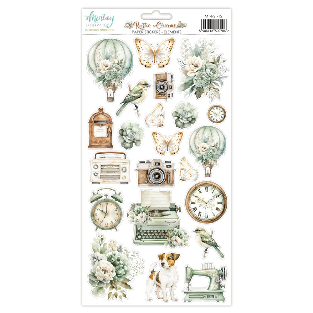 Mintay - Paper Stickers - Elements - Rustic Charms