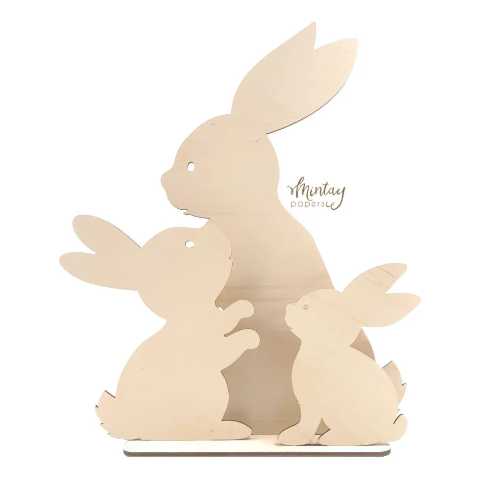 Mintay - Woodies - Decor - Bunnies