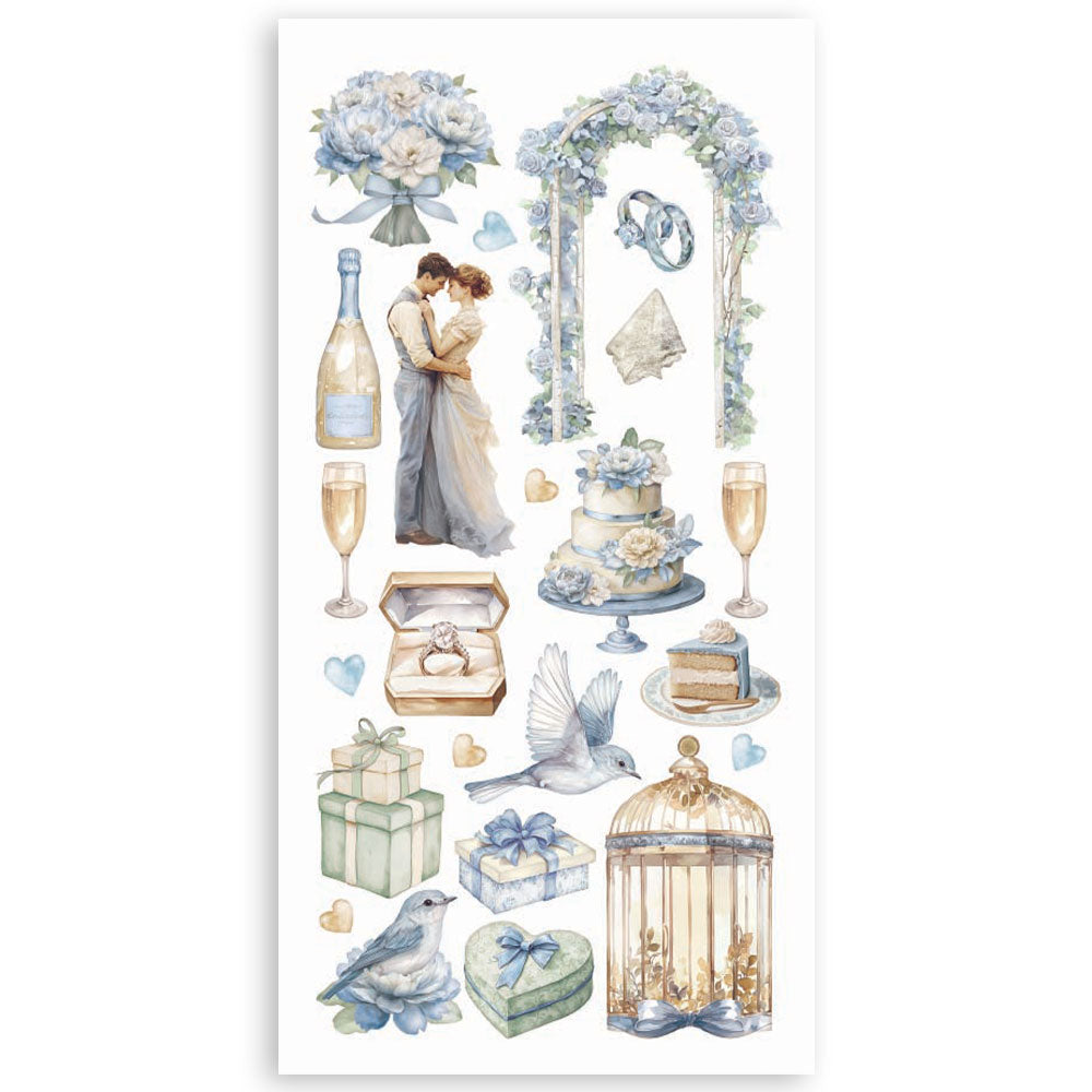 Stamperia - Paper cut-outs Double Face - 4 sheets cm. 15x30,5 - Timeless