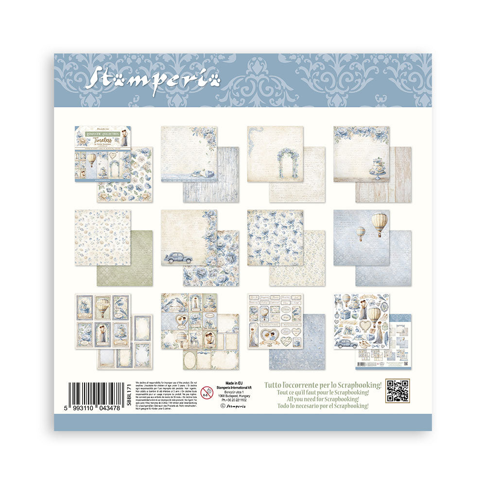 Stamperia - (8”X8”) Paper Pad Timeless*