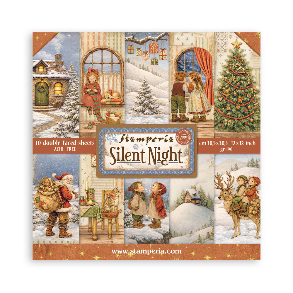 Stamperia - (12”X12”) - Paper pad - Silent Night
