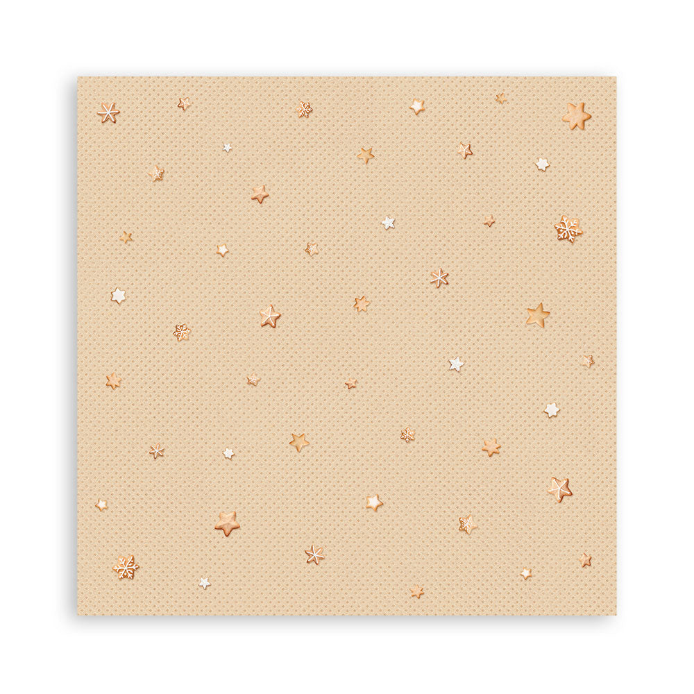 Stamperia - (12”X12”) Single Face 22 sheets - Candy Christmas