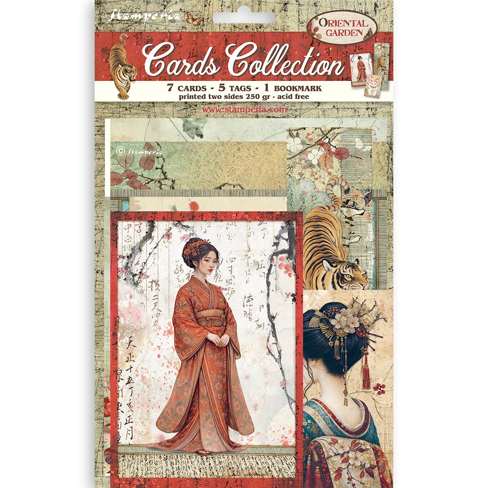 Stamperia - Card Collection - Oriental Garden