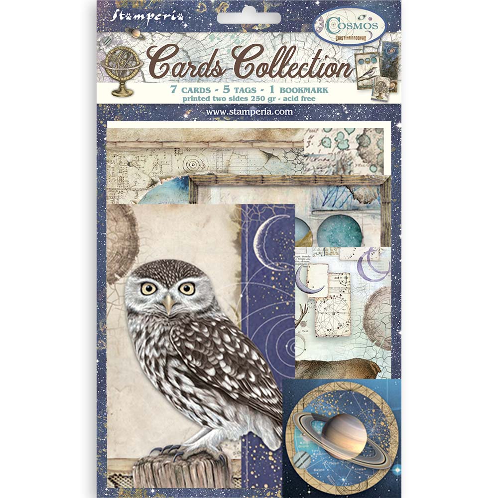 Stamperia - Card Collection - Cosmos