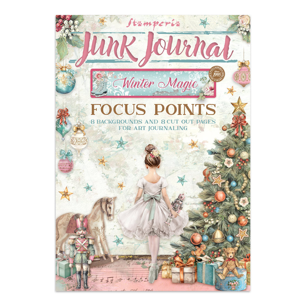 Stamperia- A5 - Junk Journal- Focus Points - Winter Magic