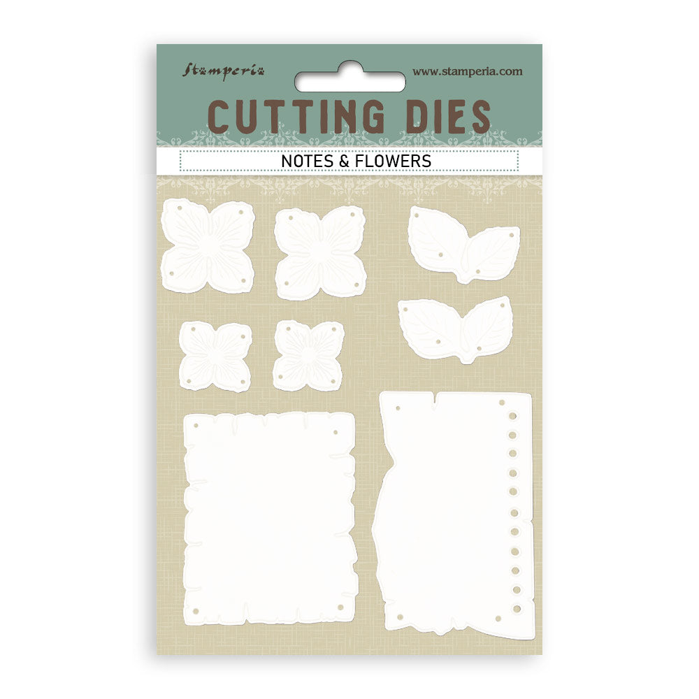 Stamperia - Cutting dies - A6 - Notes and flowers