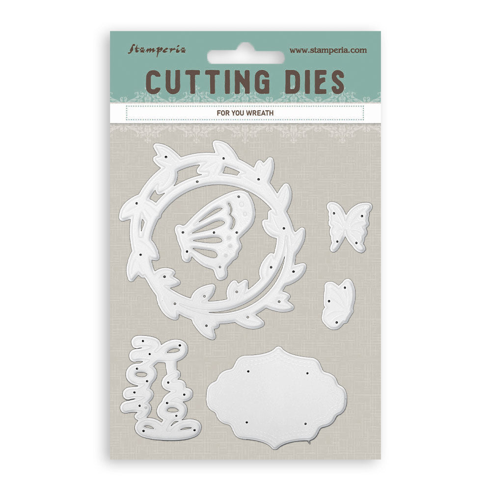 Stamperia - Cutting dies - A6 - For you wreath