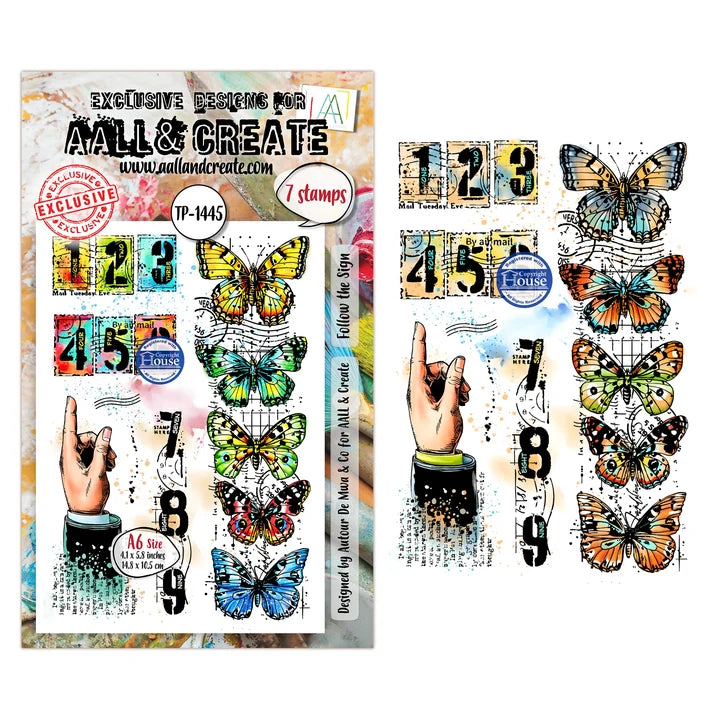 AALL & Create -Clear Stamp - #TP-1445 - Follow the Sign