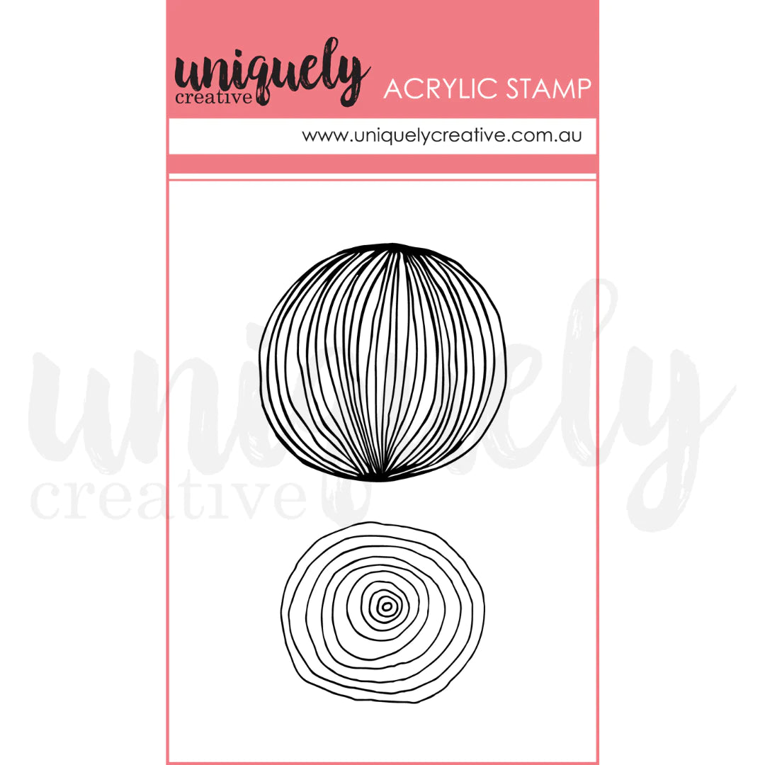 Uniquely Creative - DOODLE DESIGNS TEXTURE MARK MAKING MINI STAMP - ACRYLIC STAMP *