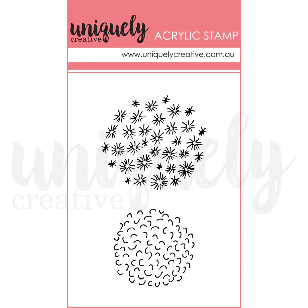 Uniquely Creative - PRINT PERFECTION MARK MAKING MINI STAMP - ACRYLIC STAMP *