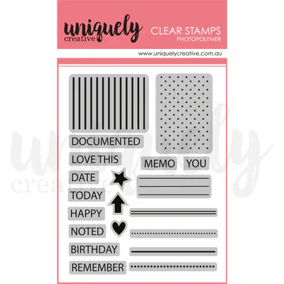 Uniquely Creative -Essential Ephemera Stamp *