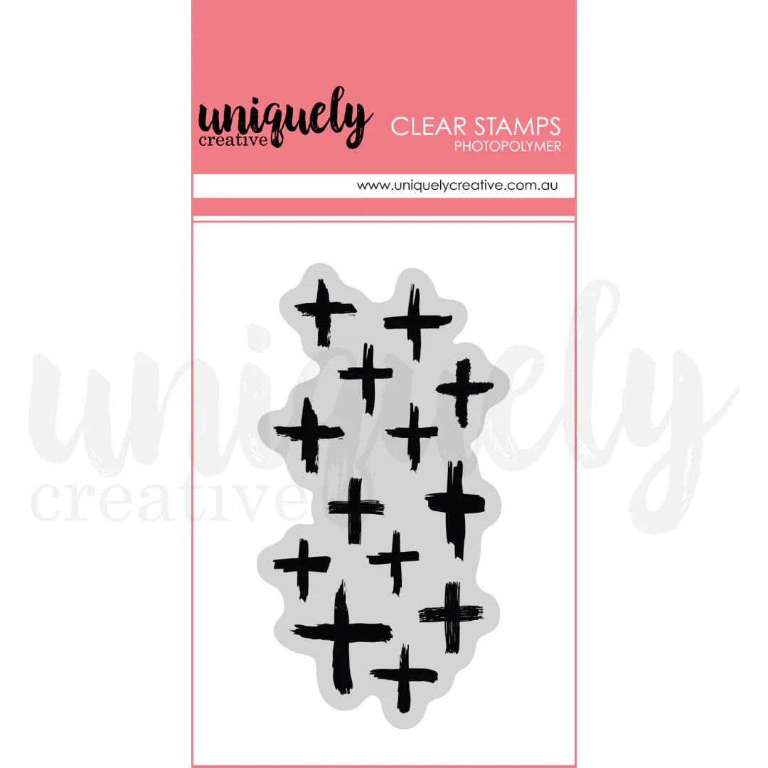 Uniquely Creative -Random Crosses Stamp