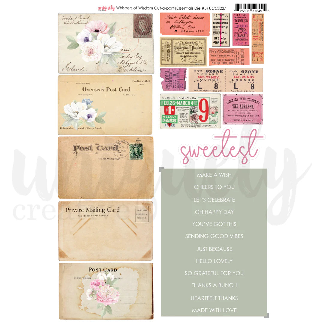 Uniquely Creative - Cut - a - part - Whispers of Wisdom