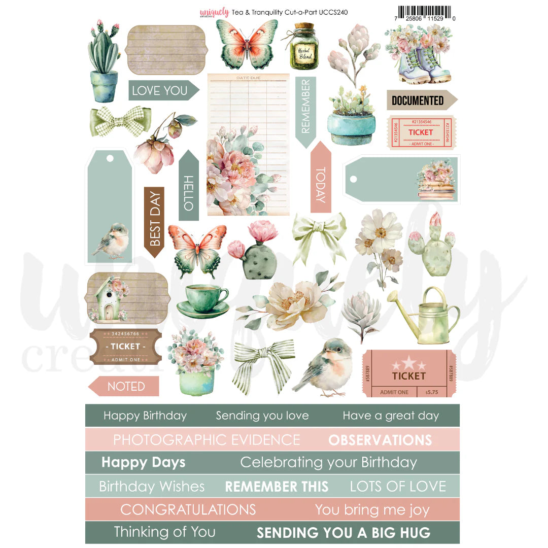 Uniquely Creative - Cut - a - part - Tea & Tranquility