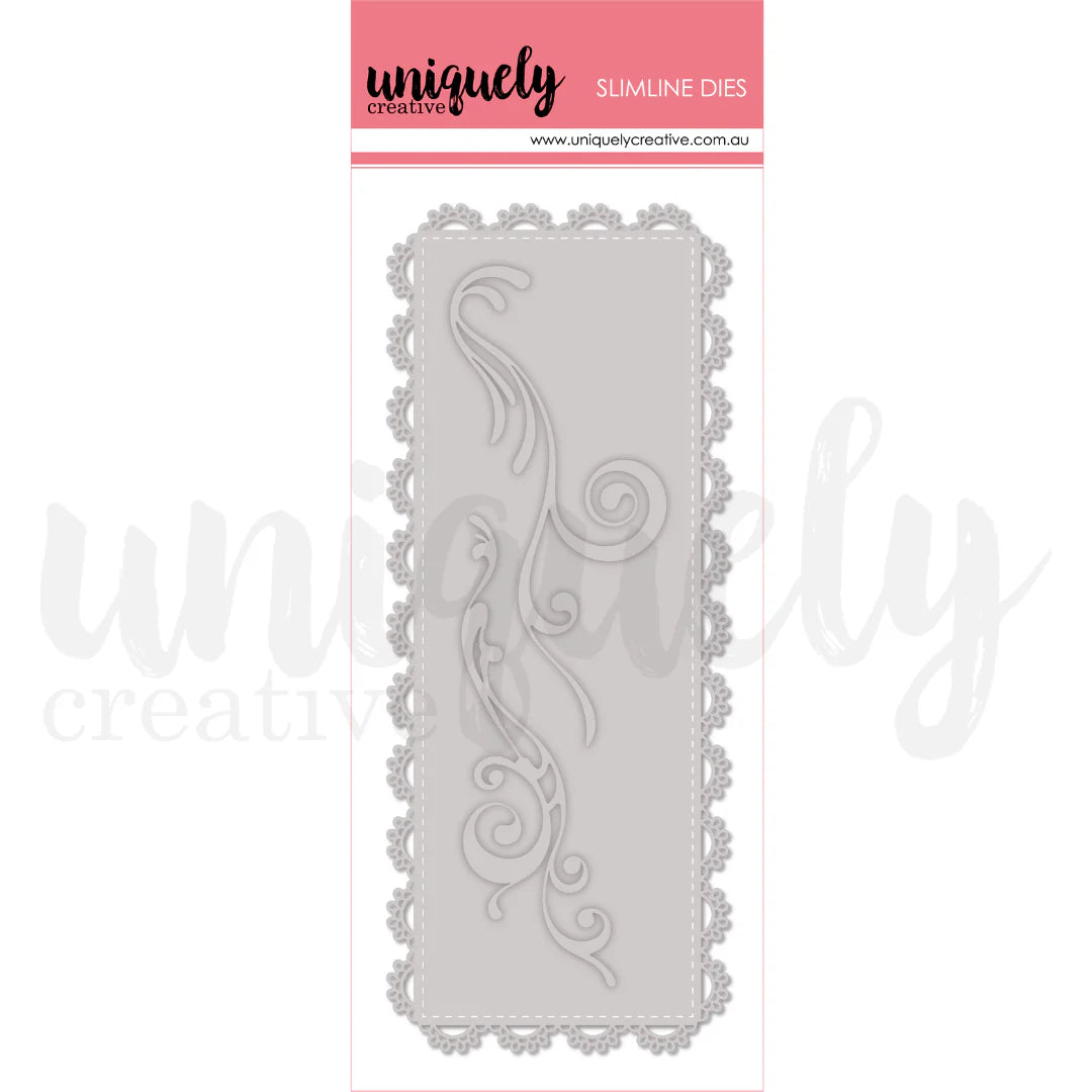 UNIQUELY CREATIVE - Slim lace & Flourishes Die *