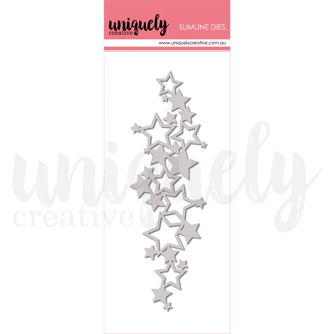 UNIQUELY CREATIVE - Slimline Dies Starry Stack Die