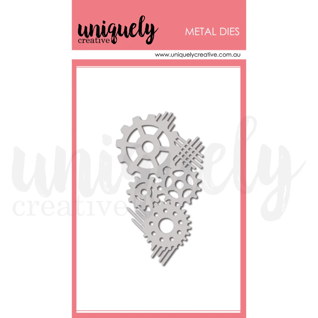 UNIQUELY CREATIVE - Cogs Texture Die