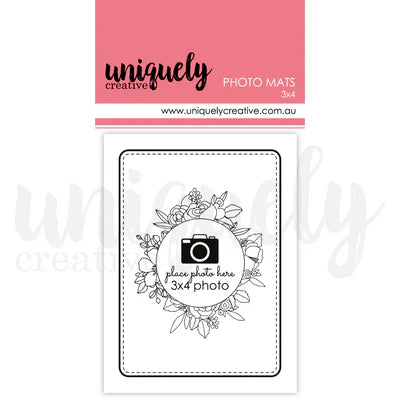 Uniquely Creative - 3 x 4 Photo Mats *