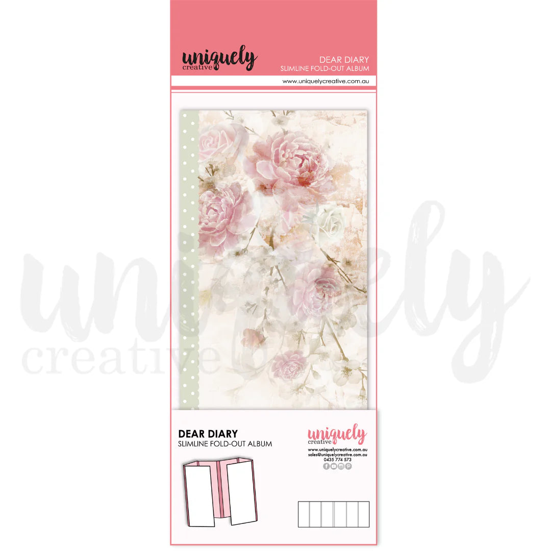 Uniquely Creative - Dear Diary Slimline Fold-Out-Album