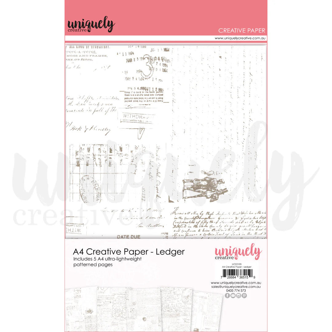 Uniquely Creative - A4 Creative Paper - Ledger