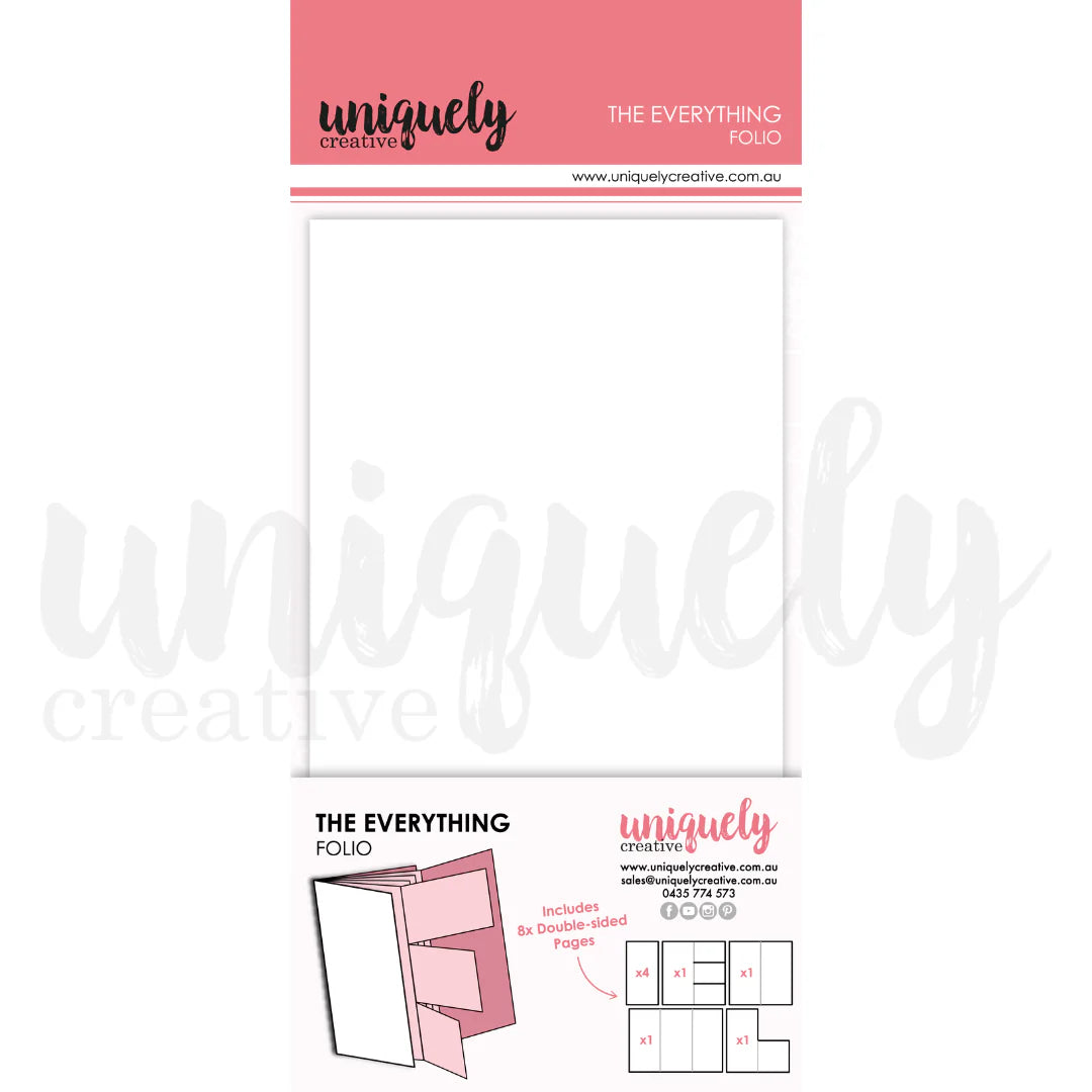 UNIQUELY CREATIVE - The Everything Folio - White