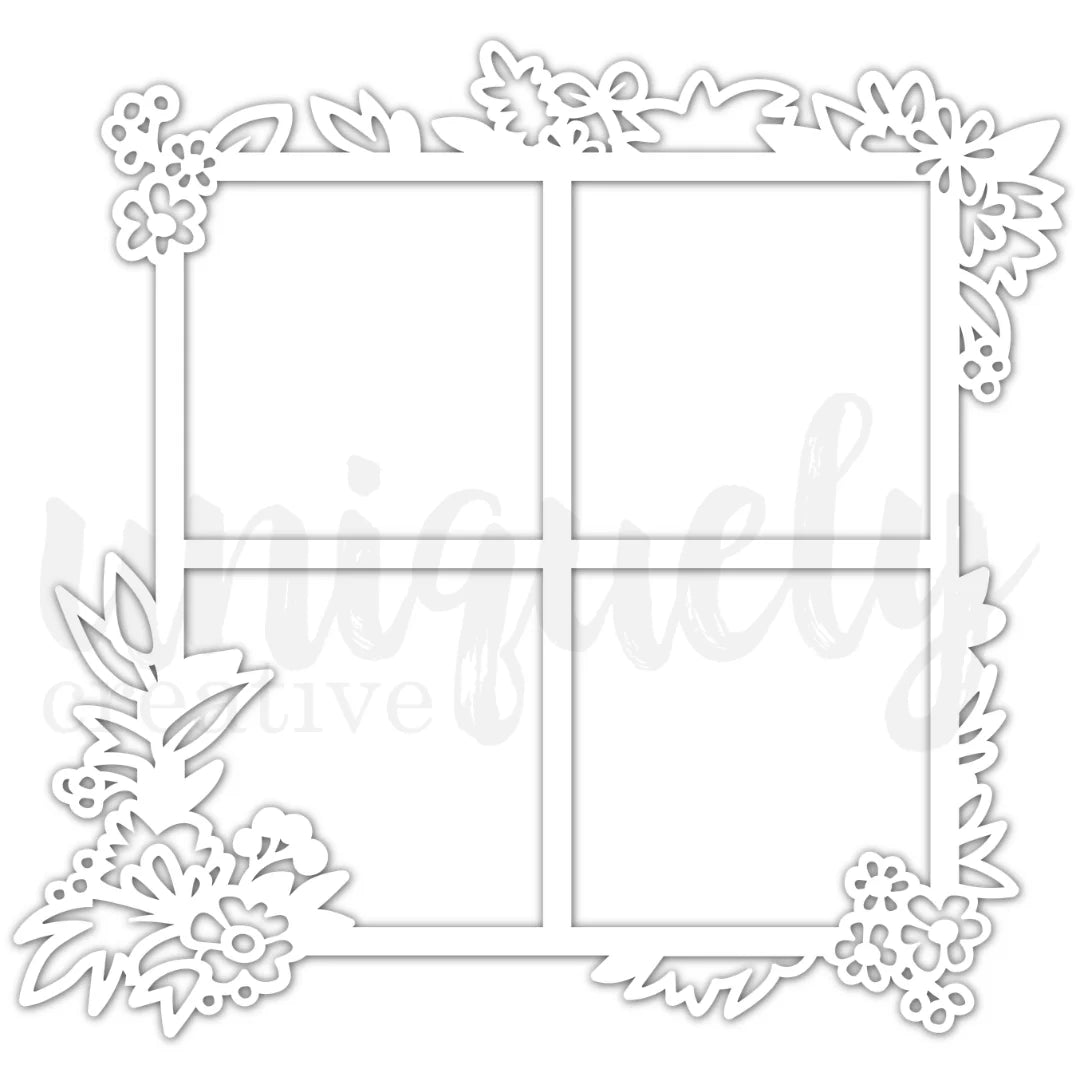Uniquely Creative - Paperbark Blooms Frame Overlay