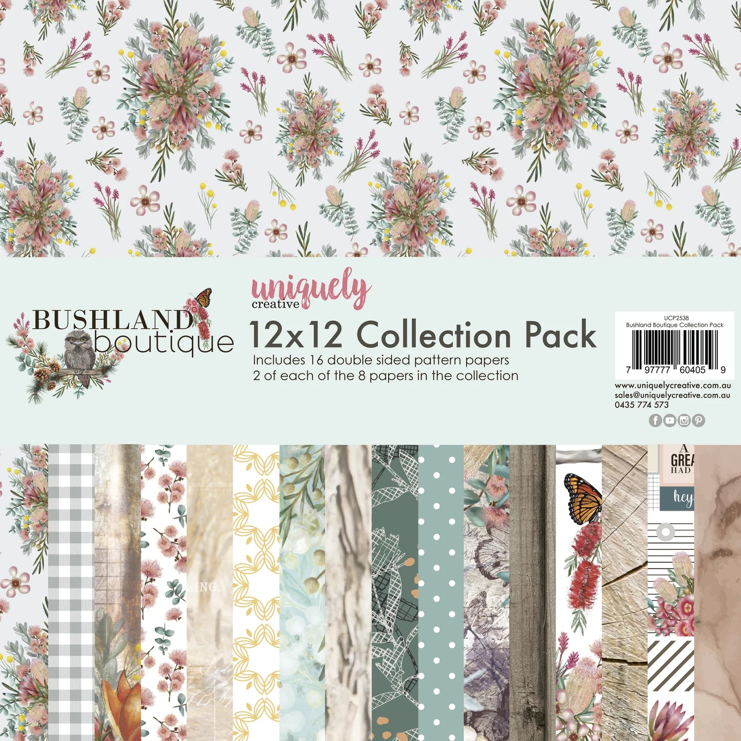 Uniquely Creative - 12 X 12 Bushland Boutique Collection Paper Pack