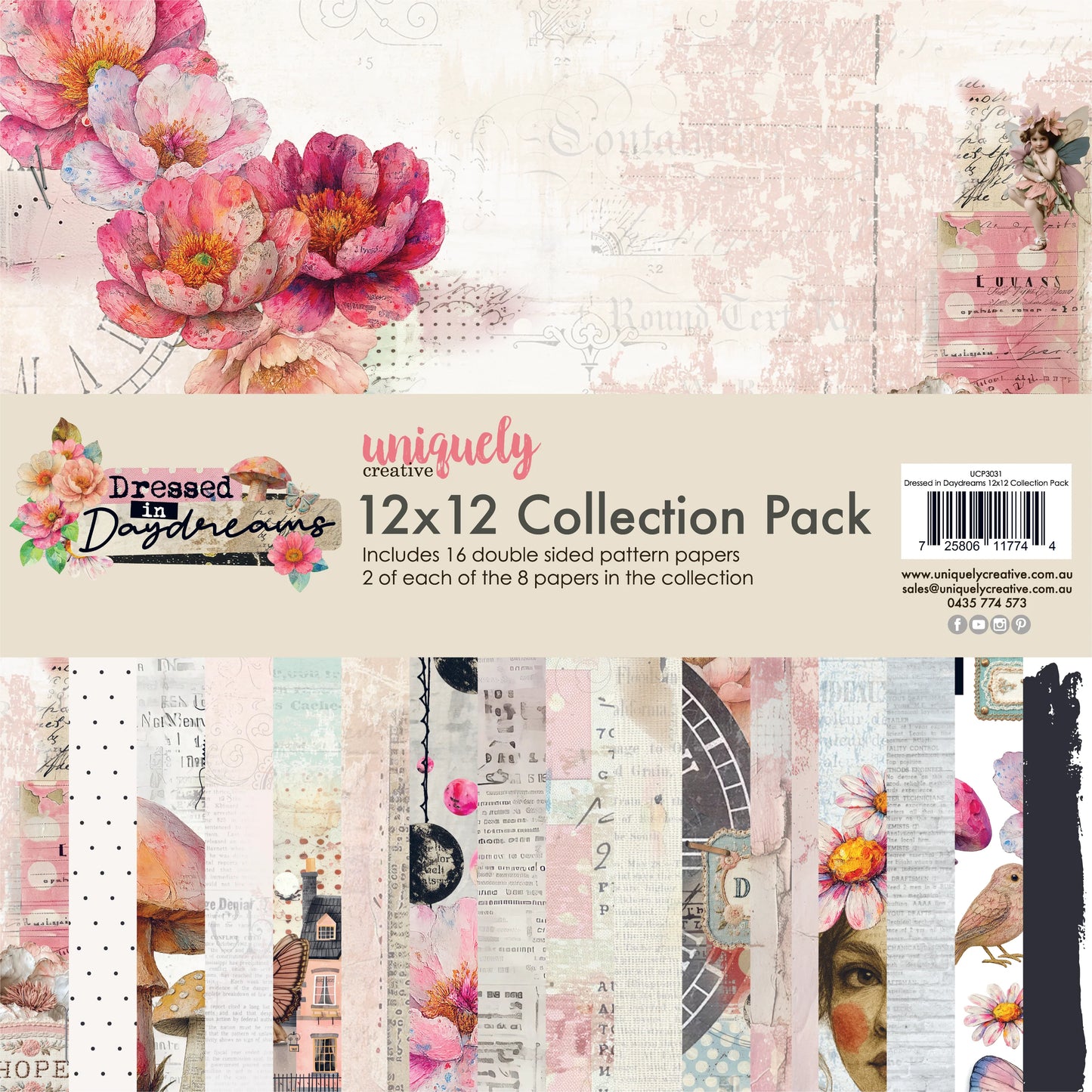 Uniquely Creative - Dressed in Daydreams 12 x 12 Collection Pack