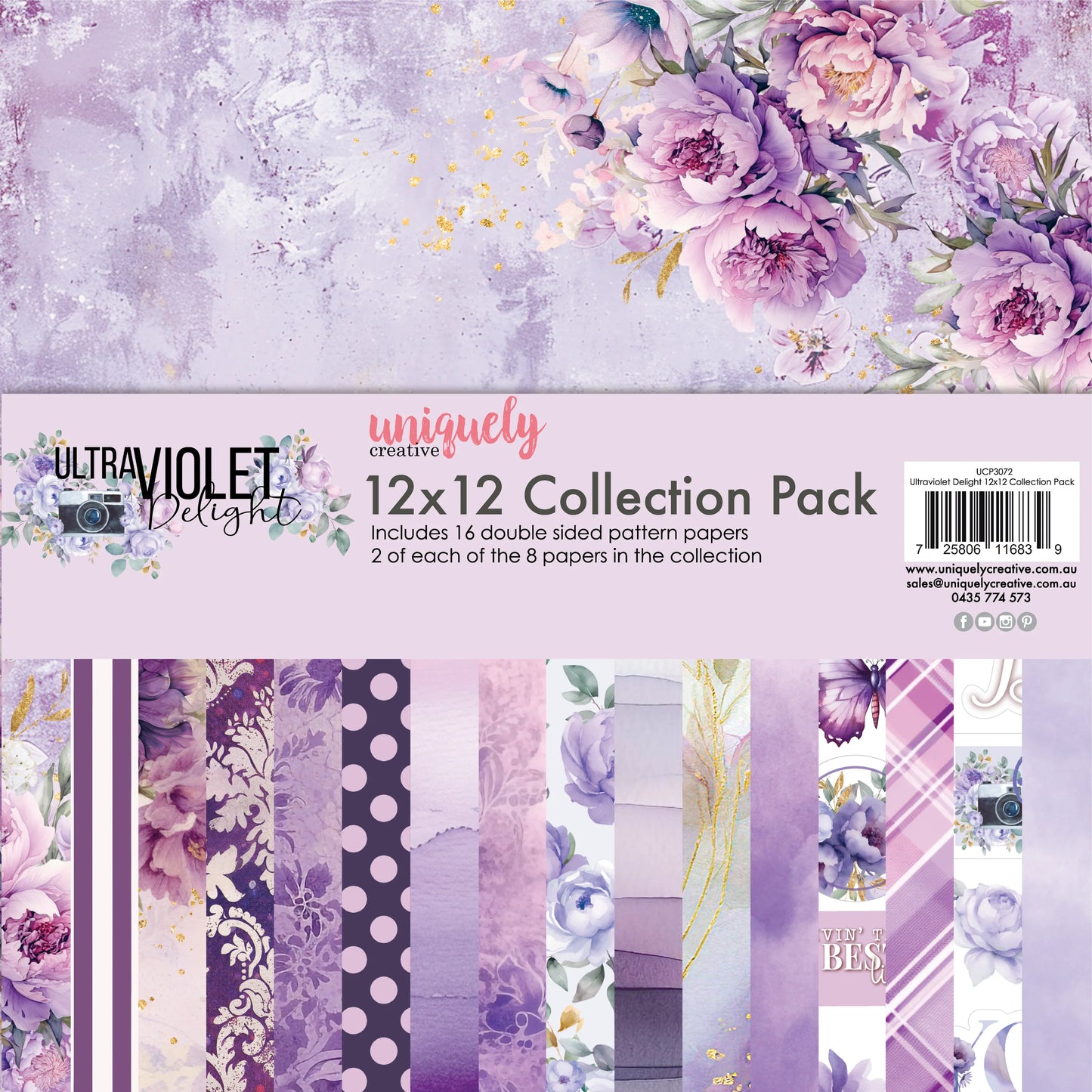 Uniquely Creative -12 x 12 Collection Pack - UltraViolet Delight