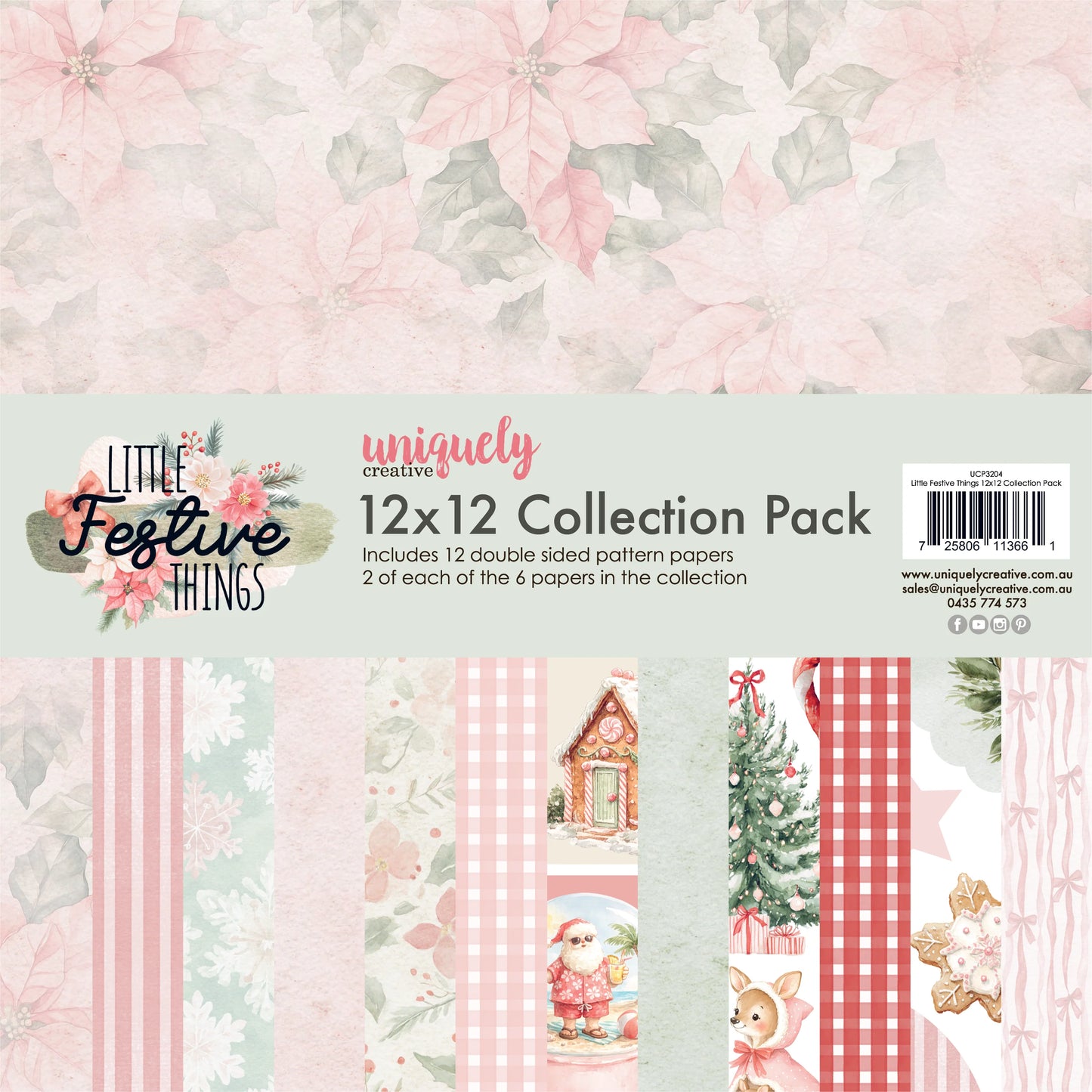 Uniquely Creative -12 x 12 Collection Pack - Little Festive Things