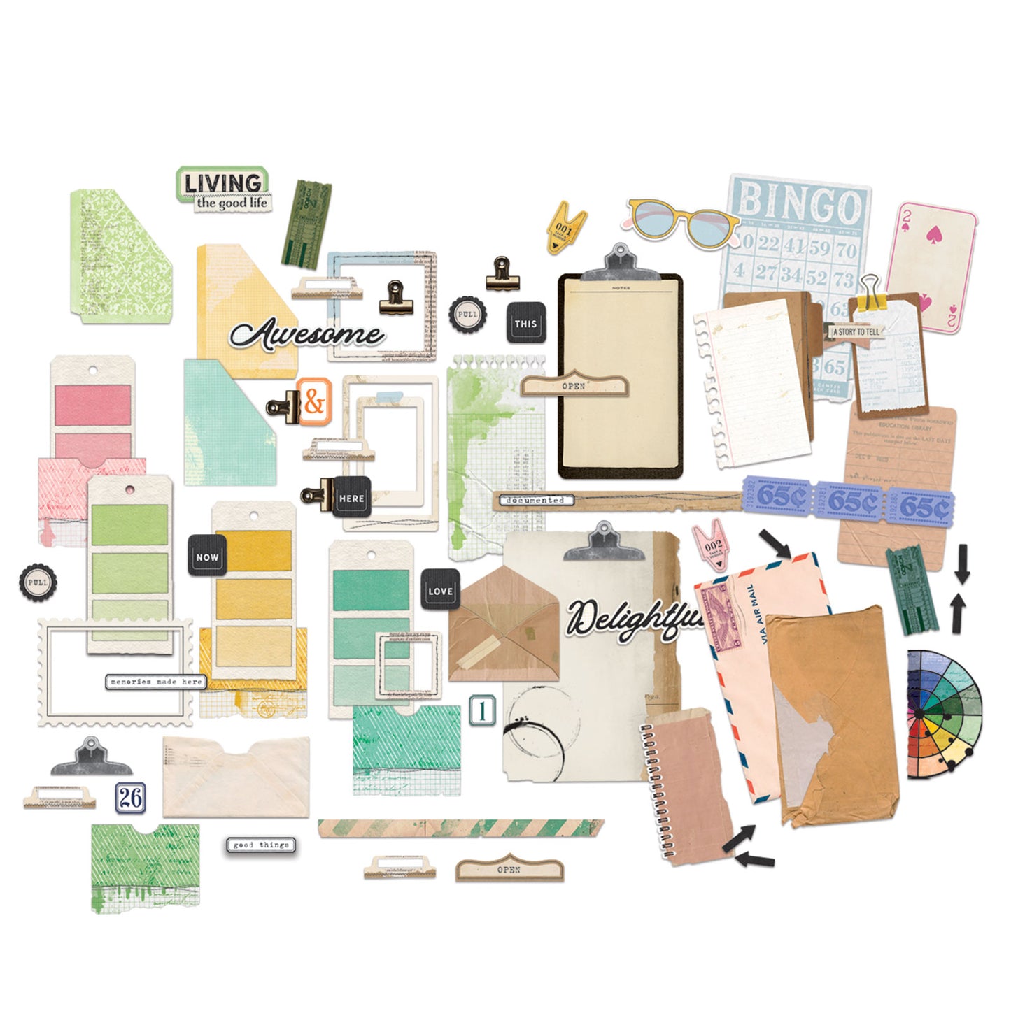 49 and Market - 6x8 Papercraft Essentials - Artful Moments