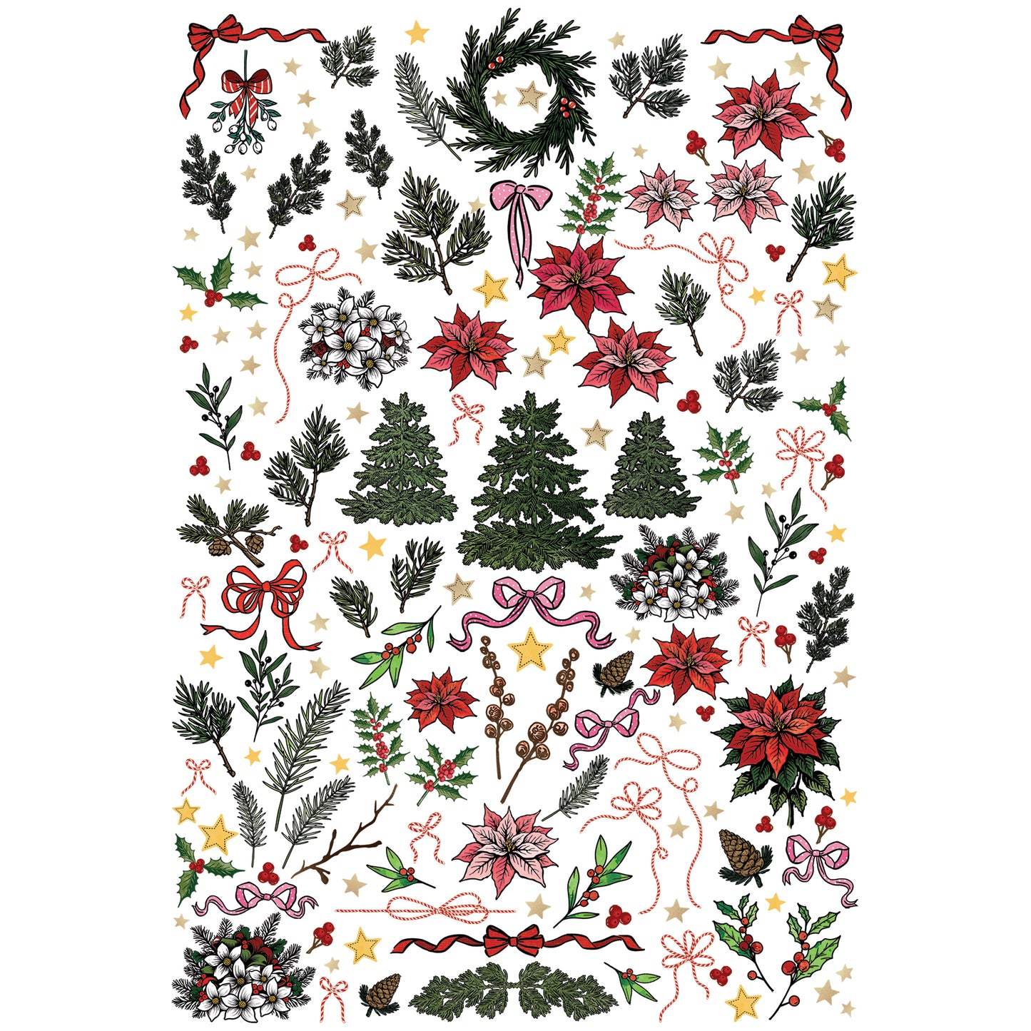 49 and Market - Mistletoe & Memories - Laser cut elements - 4 sheets/170 Pieces