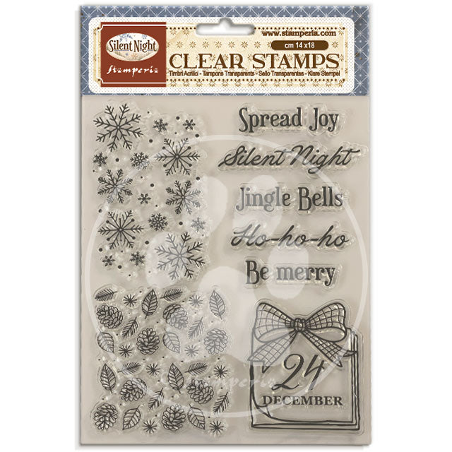 Stamperia - Acrylic Clear Stamp 14x18cm - Silent Night