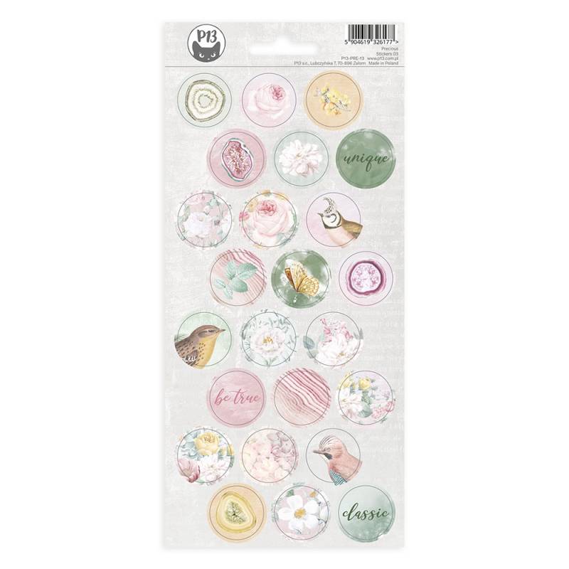 P13 - Precious - Paper Stickers 03, 10,5 X 23CM