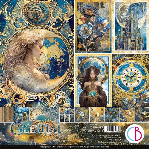 CIAO BELLA - 12 x 12 Paper Pad - Celestial