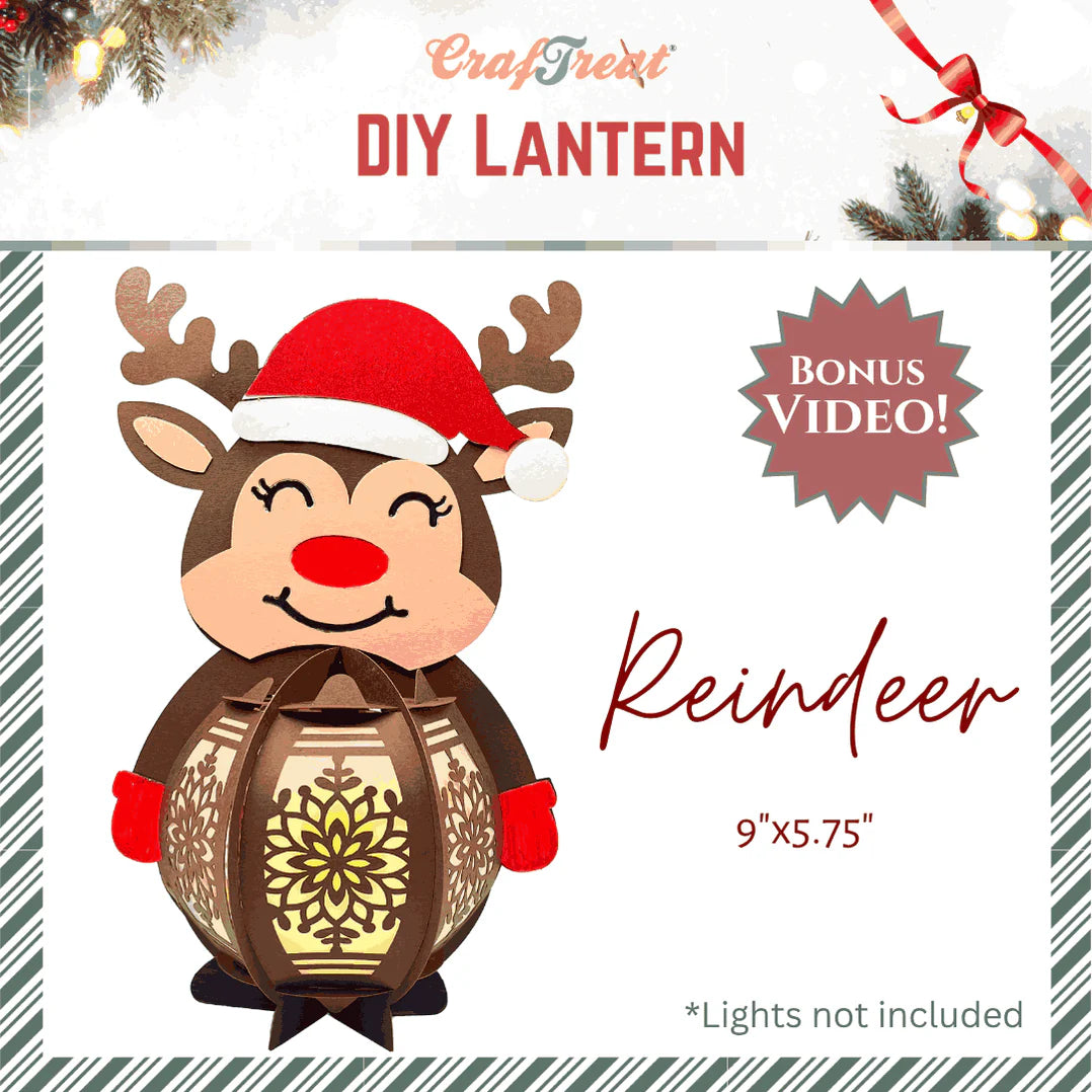 Craftreat DIY Lanterns - Reindeer