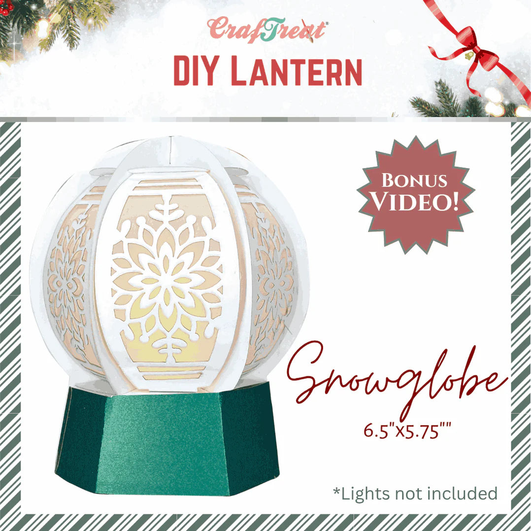 Craftreat DIY Lanterns - Snowglobe