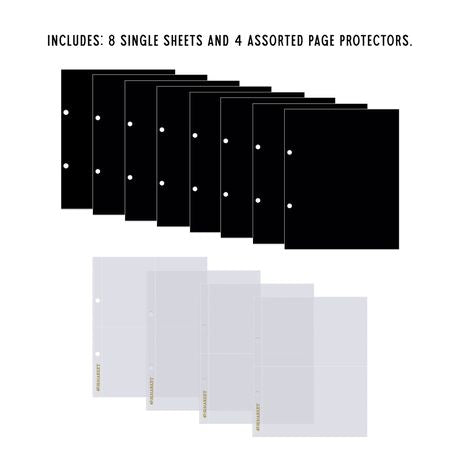 49 and Market - Foundations Essential Binder - Basic Black - 2 Ring Binder