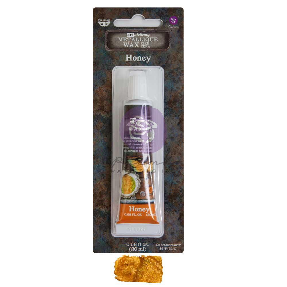 Prima - Finnabair - Art Alchemy - Metallique Wax - Honey